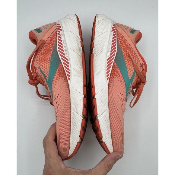 Brooks Adrenaline GTS 22 Women’s 7.5 B Coral Orange Running Shoes Sneakers - Picture 6 of 10